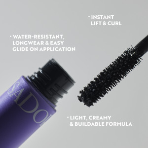 ISADORA The 10 Sec High Impact Lift & Curl Mascara 02 Intense Black, řasenka pro natočení a oddělení řas