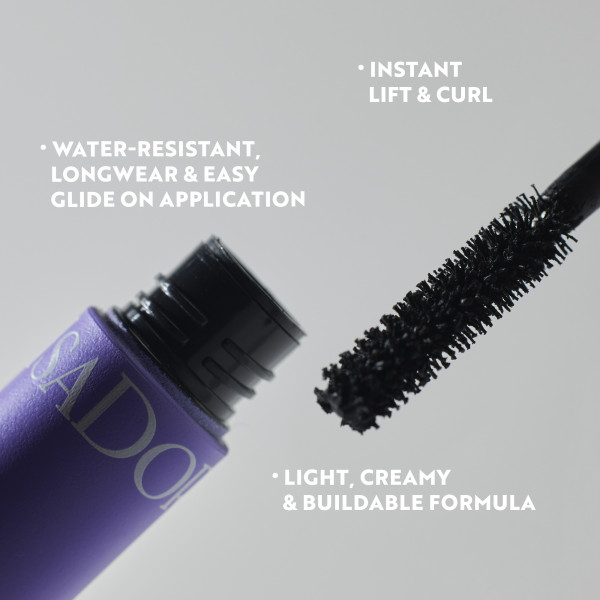ISADORA The 10 Sec High Impact Lift & Curl Mascara 02 Intense Black, řasenka pro natočení a oddělení řas