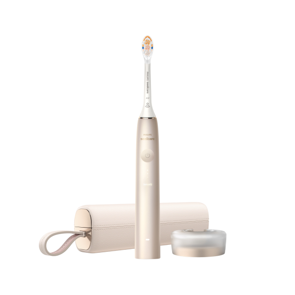 Philips Sonicare 9900 DiamondClean Prestige HX9992/11 Champagne, Sonický elektrický zubní kartáček s aplikací