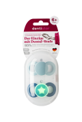 Dentistar ortodontické dudlíky 6-14 měsíců, modré