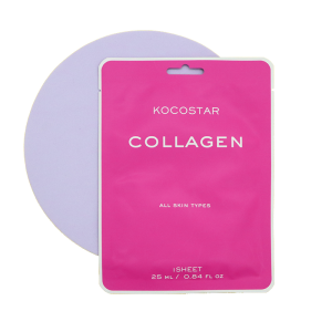 Kocostar Collagen Sheet Mask Vyživující pleťová maska s anti-aging efektem, 1 ks