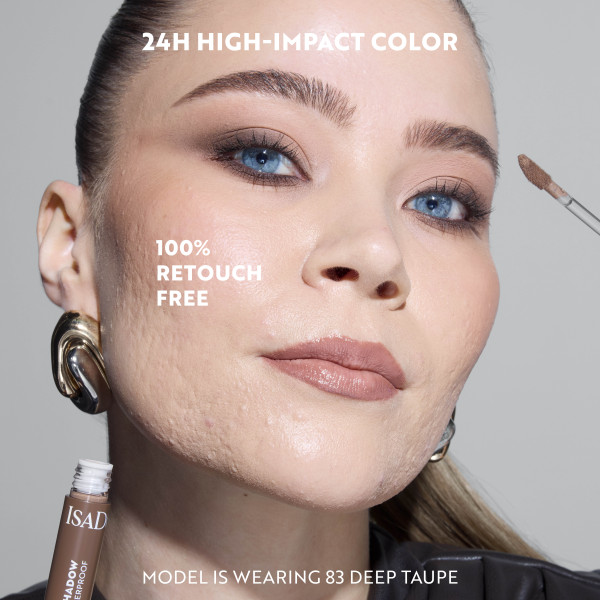 ISADORA The 24H Matte Liquid Eyeshadow 82 Soft Nougat, tekuté oční stíny
