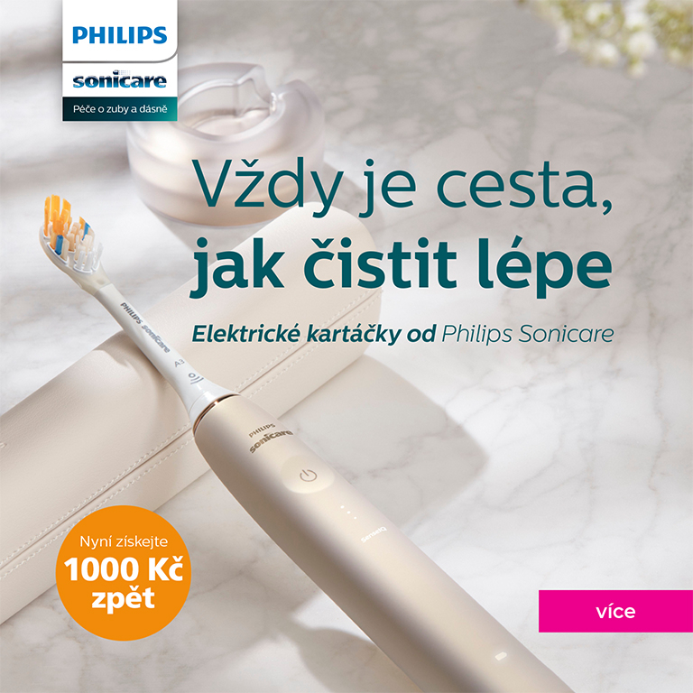 Až do 31. prosince 2023 na vybrané modely platí možnost využití akce cashback, kdy za registraci můžete získat až 1 000 Kč zpět (výše vrácené částky se odvíjí od hodnoty nákupu). Stačí zakoupit Philips Sonicare v našem e-shopu či v kamenných prodejnách Profimed, navštívit do 21 dnů od nákupu webové stránky https://www.philips.cz/c-w/promotions/cashback-sonicare.html a vytvořit si registraci. Pak už jen nahrajete účtenku či fakturu, vyplníte požadované údaje a můžete se těšit na vrácení peněz – ty obdržíte do 30 dnů na váš bankovní účet.