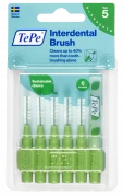 TePe Original mezizubní kartáčky z bioplastu 0,8 mm, zelené, 6 ks