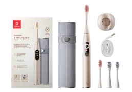 Oclean X Pro Digital Set Gold pouzdro a sonický kartáček, zlatý