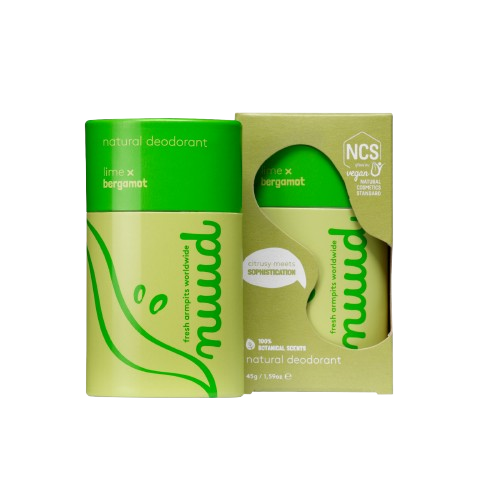 Nuud Botanical Scents Lime x Bergamot Tuhý deodorant s vůní limetky a bergamotu, 45 g