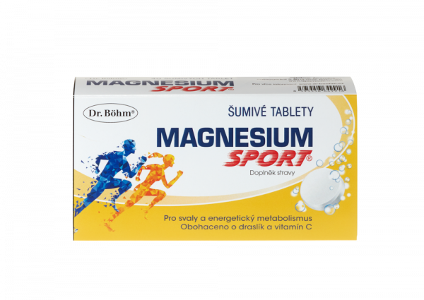 Dr. Böhm Magnesium Sport, 40 šumivých tablet