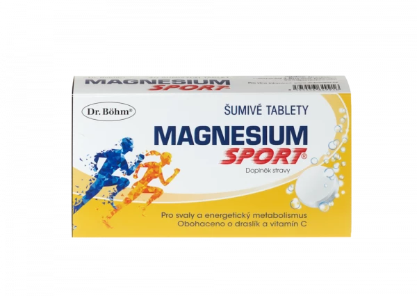 Dr. Böhm Magnesium Sport, 40 šumivých tablet