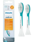 Philips Sonicare for Kids Standard HX6042/33 Standardní velikost hlavice sonického kartáčku pro děti od 7 let, 2 ks