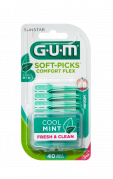 GUM Soft-Picks Regular Comfort Flex Mint, ISO 1, 40 ks