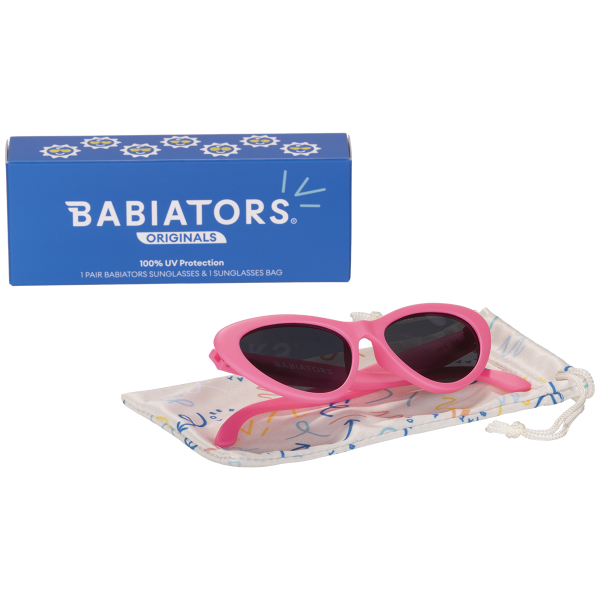 BABIATORS Cat-Eye Think Pink, sluneční brýle růžové, 3-5 let