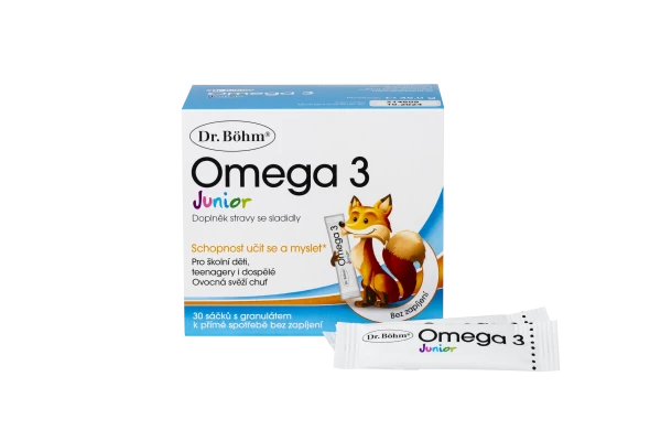 Dr. Böhm Omega 3 Junior, 30 sáčků
