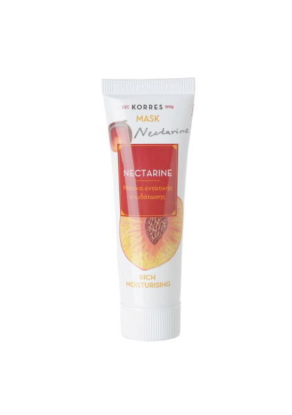 KORRES Beauty shots - MASK NECTARINE - hydratační maska Nektarinka, 18 ml