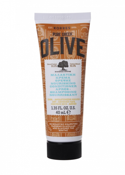KORRES Conditioner Olive Nourishing - kondicionér pro suché a poškozené vlasy, 40 ml
