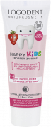 LOGODENT Happy Kids zubní gel BIO, jahoda, 50 ml