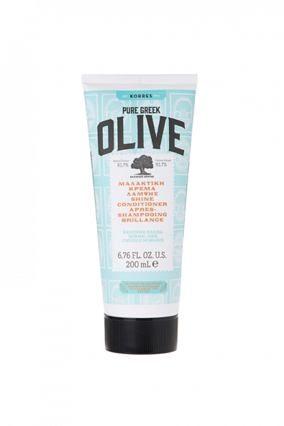 KORRES Conditioner Olive Shine - kondicionér pro normální vlasy, 200 ml