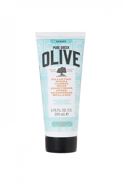 KORRES Conditioner Olive Shine - kondicionér pro normální vlasy, 200 ml