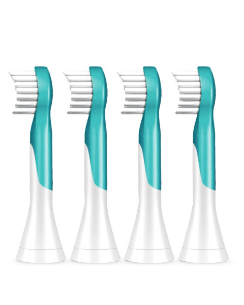 Philips Sonicare for Kids Mini HX6034/33 Kompaktní velikost hlavice sonického kartáčku pro děti od 3 let, 4 ks