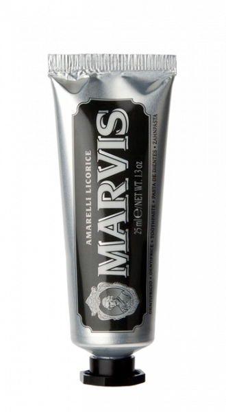 MARVIS Amarelli Licorice Mint zubní pasta s xylitolem, cestovní balení, 25 ml