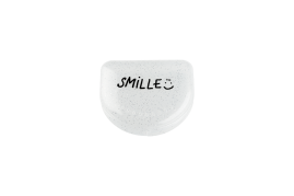 SMILLE mini schránka na nosiče nebo rovnátka průhledná s flitry