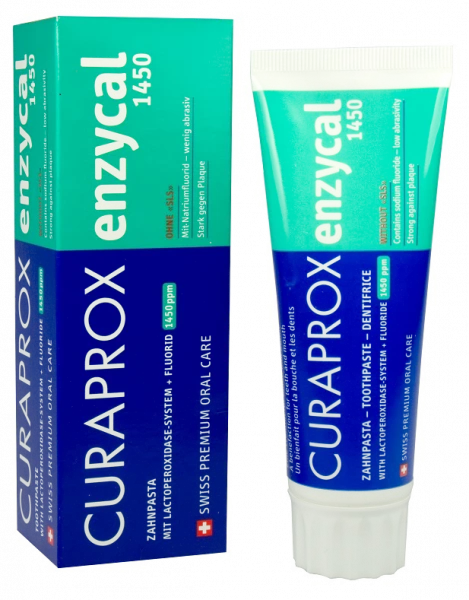 Curaprox Enzycal 1450 zubní pasta, 75 ml