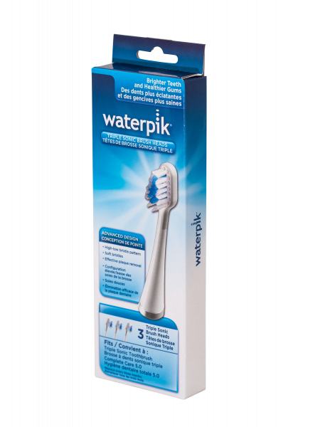 Waterpik Triple Sonic - náhradní hlavice, 3 ks
