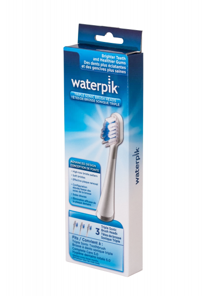 Waterpik Triple Sonic - náhradní hlavice, 3 ks