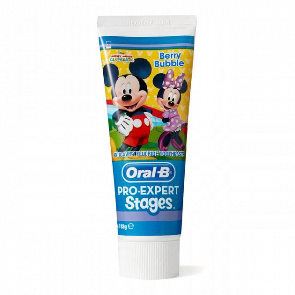 Oral-B Stages Mickey Mouse, dětská zubní pasta, 75 ml