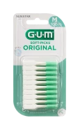 GUM Soft-Picks Regular masážní mezizubní kartáčky s fluoridy, ISO 1, 100 ks