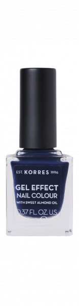 KORRES Gel-Effect Nail Colour - gelový lak na nehty, 88 Steel Blue, 11 ml