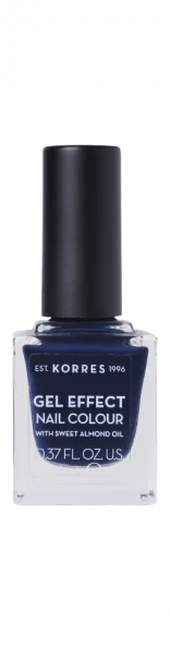 KORRES Gel-Effect Nail Colour - gelový lak na nehty, 88 Steel Blue, 11 ml