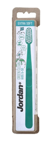 Jordan Green Clean Kids dětský zubní kartáček 5-10 let, extra soft