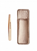 Tweezerman Rose Gold Mini Slant s cestovním pouzdrem