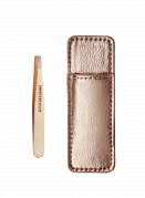 Tweezerman Rose Gold Mini Slant s cestovním pouzdrem