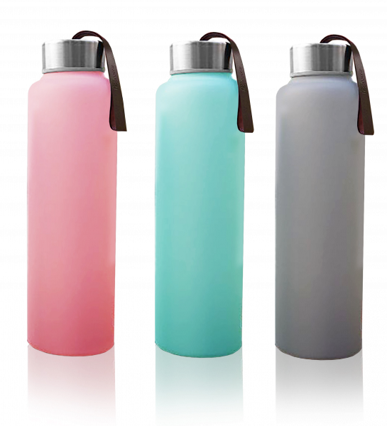 Everyday Baby skleněná láhev na vodu, 400 ml, zelená