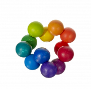 Kugel dřevěné barevné kuličky, 25 mm