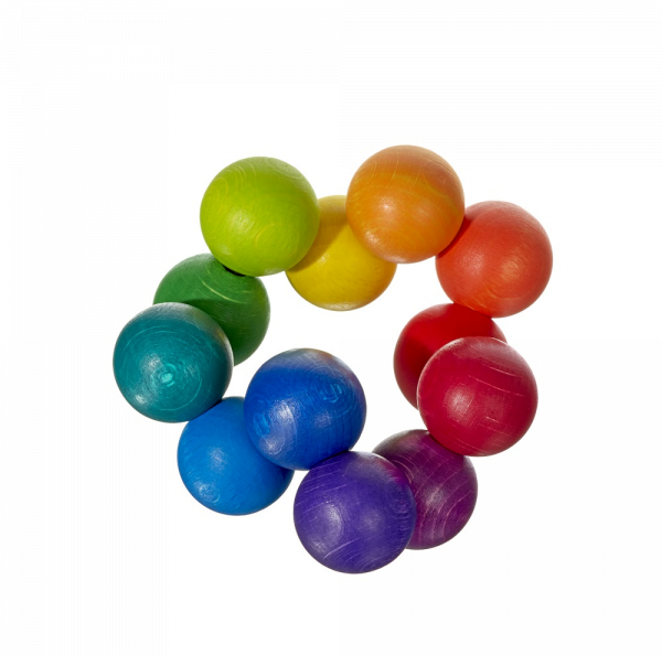 Kugel dřevěné barevné kuličky, 25 mm