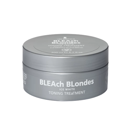 Lee Stafford Bleach Blondes Ice White pečující maska s modrým pigmentem, 200 ml