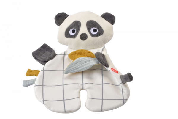 Kikadu muchláček panda s poutkem na dudlík