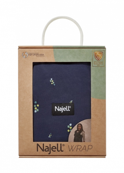 Najell Wrap šátek, tmavě modrý, S/M