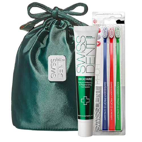 SWISSDENT dárková sada s inovativní pastou BIOCARE