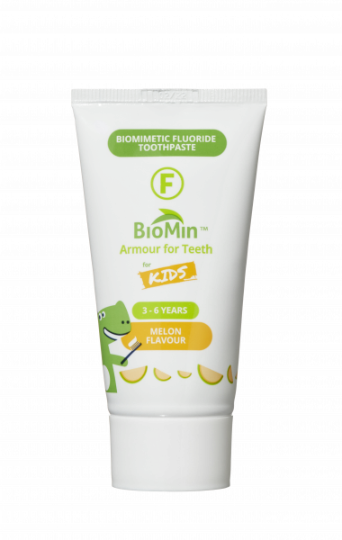 BioMin F gelová zubní pasta pro děti, meloun, 37,5 ml