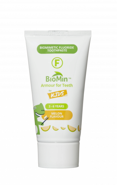 BioMin F gelová zubní pasta pro děti, meloun, 37,5 ml