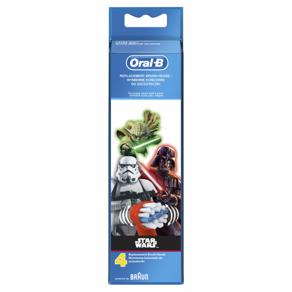 Oral-B Vitality KIDS Star Wars náhradní hlavice, 4 ks
