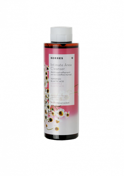 KORRES Chamomile & Lactic Acid Intimate Area Cleanser – Gel na intimní hygienu, 250 ml