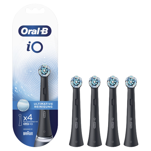 Oral-B iO Ultimate Clean Black náhradní hlavice, 4 ks