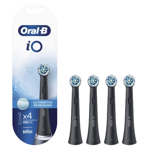 Oral-B iO Ultimate Clean Black náhradní hlavice, 4 ks