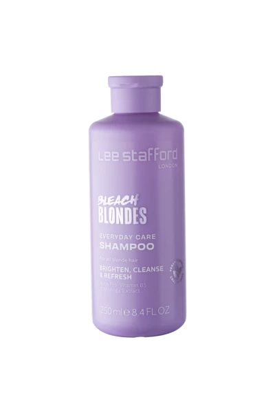 Lee Stafford Bleach Blondes Everyday Care Shampoo, šampon pro každodenní péči blond vlasů, 250 ml
