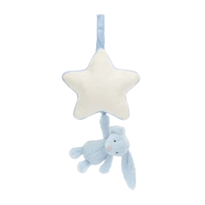 Jellycat Hudební hračka modrý králíček