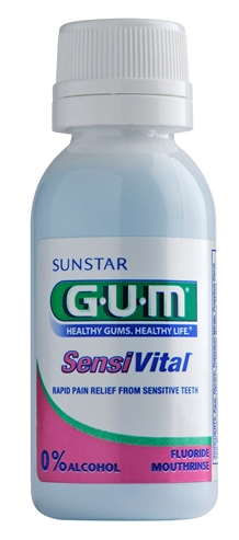 GUM SensiVital ústní voda (výplach) pro citlivé zuby, 30 ml